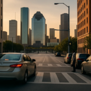 Peatón apareció de repente en Houston: visibilidad entre vehículos estacionados